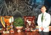 Hangklip grade 12 pupil Jordan Warren receive awards